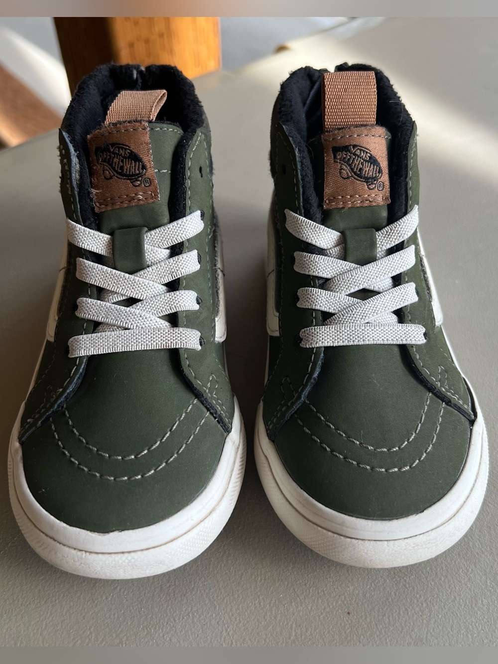 Vans MTE Primaloft Olive High Top Shoes Unisex Toddler 7.5 - Picture 3 of 10